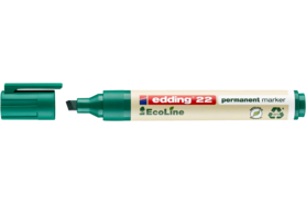 Marker Edding permanent 22 EcoLine grün, Art.-Nr. 22EDDING-GN - Paterno B2B-Shop