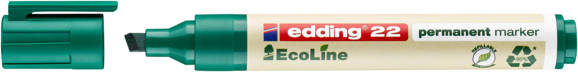 Marker Edding permanent 22 EcoLine grün, Art.-Nr. 22EDDING-GN - Paterno B2B-Shop