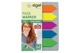 Haftmarker Sigel Film 50x12 mm Pfeil mit Clip, Art.-Nr. HN611 - Paterno B2B-Shop