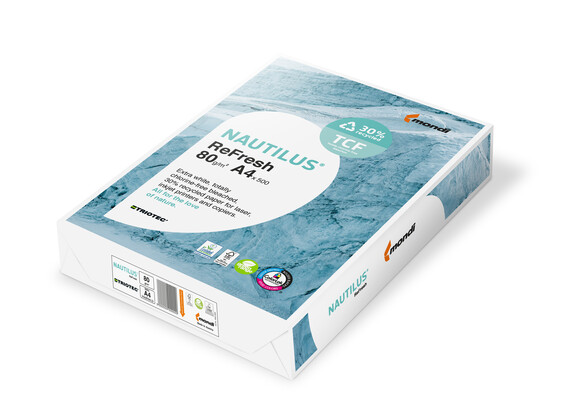 Kopierpapier Nautilus ReFresh A4 80 gr. CIE 161, Art.-Nr. NAUTREF480 - Paterno B2B-Shop