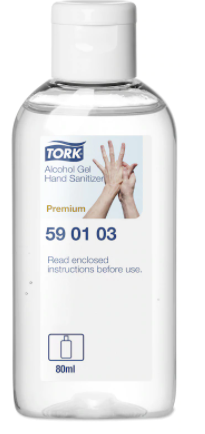 Händedesinfektionsgel Tork 80ml, Art.-Nr. 590103 - Paterno B2B-Shop