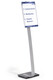 Infoständer Durable A3 metallic silber, Art.-Nr. 481323 - Paterno B2B-Shop