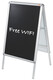 Tafeleinsatz für Nobo Plakatständer &amp; Rahmen A1, Art.-Nr. 1902436 - Paterno B2B-Shop
