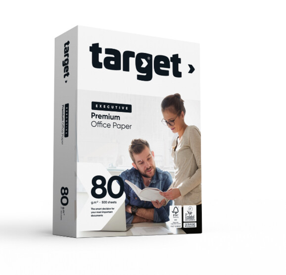 Kopierpapier Target Executive A4 80 gr. weiss, Art.-Nr. TARGET480-PERSO - Paterno B2B-Shop