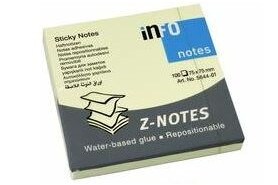 Haftnotizen info notes 75x75mm Z-Notes gelb, Art.-Nr. 5644-01 - Paterno B2B-Shop