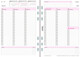Kalendereinlage Chronoplan Wochenplan A5, Art.-Nr. 5023J - Paterno B2B-Shop