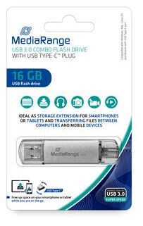 USB Stick Combo Flash Drive 3.0, 16GB, Art.-Nr. 108025 - Paterno B2B-Shop
