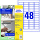Universaletiketten ZWF ablösbar 45,7x21,2mm, Art.-Nr. L4736REV-10 - Paterno B2B-Shop