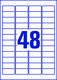 Universaletiketten ZWF ablösbar 45,7x21,2mm, Art.-Nr. L4736REV-10 - Paterno B2B-Shop