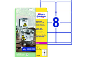 Etiketten ZWF Wetterfest 99,1 x 67,7 mm, Art.-Nr. L4715-20 - Paterno B2B-Shop