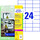Etiketten wetterfest 70 x 37 mm, Farblaser, Art.-Nr. L4718-20 - Paterno B2B-Shop