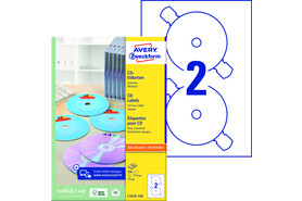 Etiketten ZWF CD-DVD rund 117 mm, Art.-Nr. L7676-100 - Paterno B2B-Shop