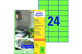 Kopieretiketten ZWF 70 x 37 mm, grün, Art.-Nr. 3450ZWF - Paterno B2B-Shop