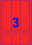 Ordneretiketten ZWF 297 x 61 mm rot, Art.-Nr. L4752-20 - Paterno B2B-Shop
