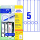 Ordneretiketten ZWF 297 x 38 mm schmal, Art.-Nr. L4758-25 - Paterno B2B-Shop