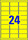 Etiketten ZWF, 63,5 x 33,9 mm, gelb, Art.-Nr. L6035-20 - Paterno B2B-Shop