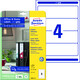 Etiketten Ordnerrücken ZWF A4 192x59 mm weiss, Art.-Nr. L6061-10 - Paterno B2B-Shop