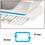 Monitorständer Leitz Ergo WOW weiss-blau, Art.-Nr. 6504-00-WSBL - Paterno B2B-Shop
