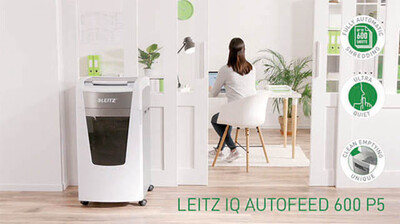 Bild Video Leitz Aktenvernichter IQ