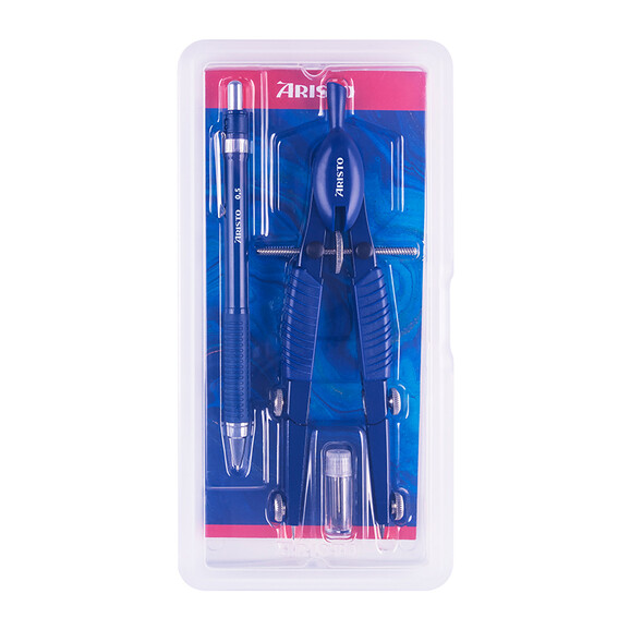 Schnellverstellzirkel Aristo TopLine &amp; Studio Pen blau, Art.-Nr. AR5580-BL - Paterno B2B-Shop