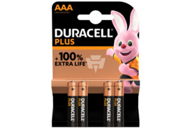 Batterie Duracell Micro1,5 Volt AAA (LR3) - 4er Packung, Art.-Nr. MN2400-4 - Paterno B2B-Shop
