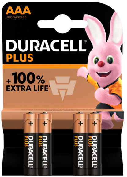 Batterie Duracell Micro1,5 Volt AAA (LR3) - 4er Packung, Art.-Nr. MN2400-4 - Paterno B2B-Shop