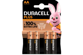 Batterie Duracell Mignon AA 1,5V - 4er Packung, Art.-Nr. MN1500-4 - Paterno B2B-Shop