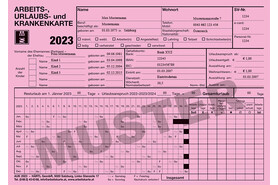 Arbeits- und Urlaubskarten 2023, Art.-Nr. AUK2023 - Paterno B2B-Shop