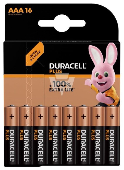 Batterie Duracell Micro1,5 Volt AAA (LR3) 16er Pkg, Art.-Nr. MN2400-16 - Paterno B2B-Shop