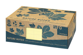Haftnotizen info notes Recyclingbox 125x75 mm gelb, Art.-Nr. 5655-11BOX - Paterno B2B-Shop