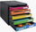 Schubladenbox Big Box Maxi schwarz mit 6 Fächern, Art.-Nr. 312798D - Paterno B2B-Shop