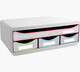 Schubladenbox Toolbox Mini weiss mit 4 Schbladen, Art.-Nr. 319913D - Paterno B2B-Shop