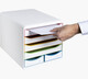 Schubladenbox Big Box Maxi weiss mit 6 Fächern, Art.-Nr. 312913D - Paterno B2B-Shop
