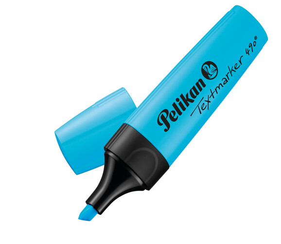 Textmarker Pelikan 490 blau, Art.-Nr. 490P-BL - Paterno B2B-Shop