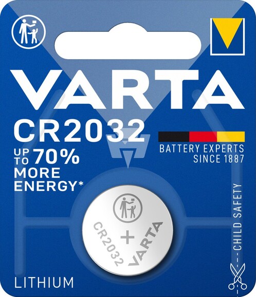 Knopfbatterie Varta 3 Volt (6032), Art.-Nr. CR2032 - Paterno B2B-Shop
