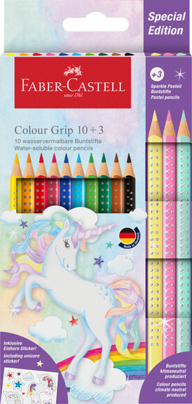 Farbstifte FC Grip Einhorn 10+3, Art.-Nr. 201542 - Paterno B2B-Shop