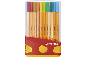 Fineliner Stabilo 88 20-er Etui ColorParade, Art.-Nr. 8820-03 - Paterno B2B-Shop