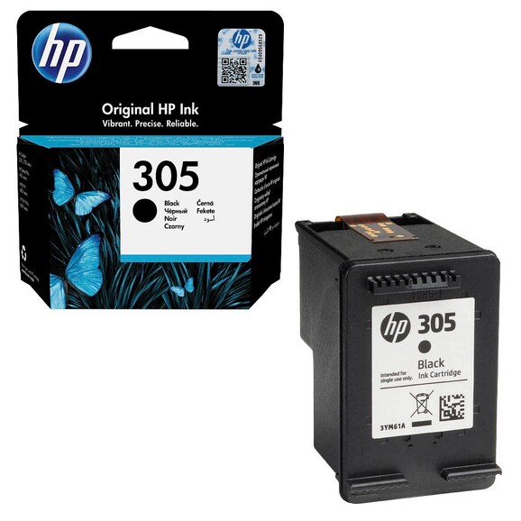 HP Ink Nr.305 black 2ml, Art.-Nr. 3YM61AE - Paterno B2B-Shop
