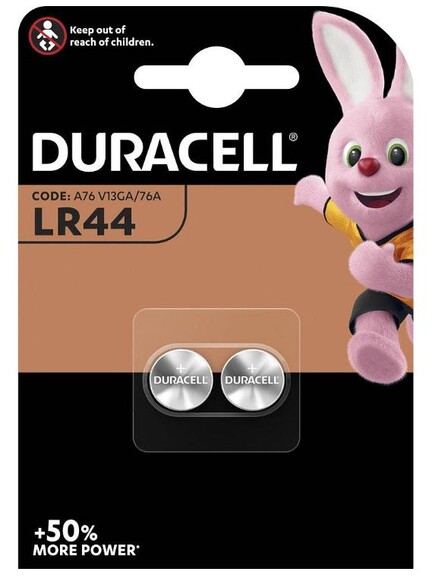 Knopfbatterie Duracell LR 44, Art.-Nr. LR44-DURACELL - Paterno B2B-Shop