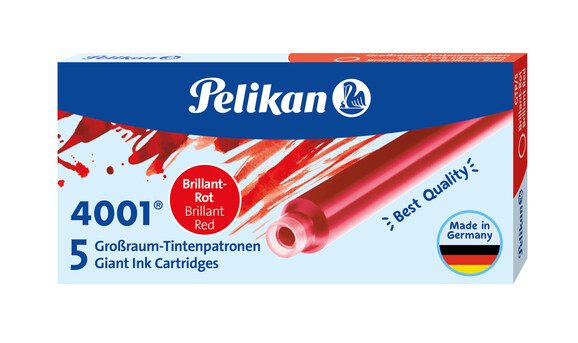 Tintenpatronen Pelikan GTP/5 brill-rot, Art.-Nr. 310-RT - Paterno B2B-Shop