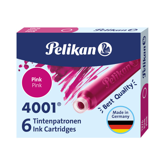 Tintenpatrone Pelikan TP/6 4001 pink, Art.-Nr. 315000-PI - Paterno B2B-Shop
