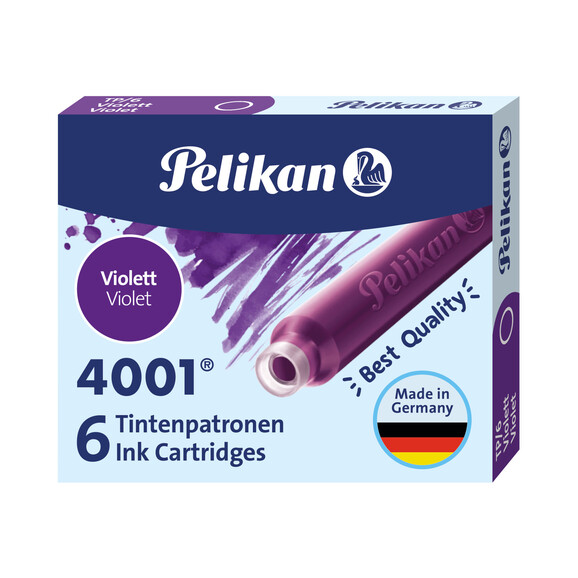 Tintenpatrone Pelikan TP/6 4001 violett, Art.-Nr. 315000-VI - Paterno B2B-Shop