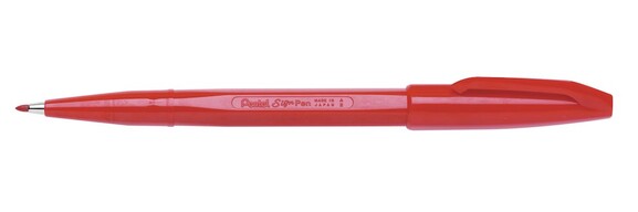 Faserschreiber Pentel Sign Pen rot, Art.-Nr. S520-RT - Paterno B2B-Shop