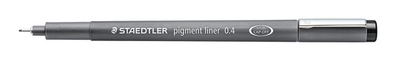 Fineliner Staedtler Pigment Liner 0,4mm schwarz, Art.-Nr. 3080-SW4 - Paterno B2B-Shop