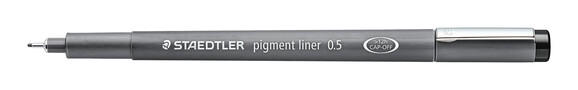 Fineliner Pigment Liner 0,5 mm schwarz, Art.-Nr. 3080-SW5 - Paterno B2B-Shop