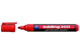 Marker Edding 300 permanent rot, Art.-Nr. 300-RT - Paterno B2B-Shop