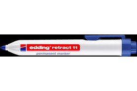 Marker Edding 11 blau Retract permanent, Art.-Nr. 11-BL - Paterno B2B-Shop