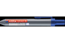 Whiteboardmarker Edding Retract 12 blau, Art.-Nr. 12-BL - Paterno B2B-Shop