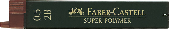 Feinminen Faber 0,5mm SUPER POLYMER 2B, Art.-Nr. 9065-2B - Paterno B2B-Shop