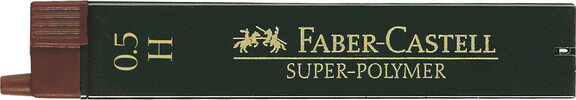 Feinminen Faber 0,5mm SUPER POLYMER H, Art.-Nr. 9065-H - Paterno B2B-Shop